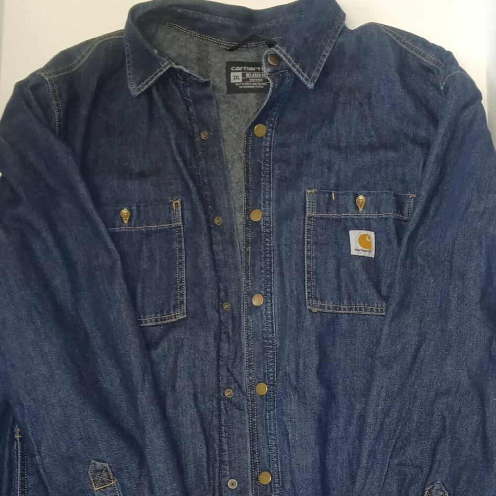 Carhartt Jean/Fleece lined Workwear jacket 2xl